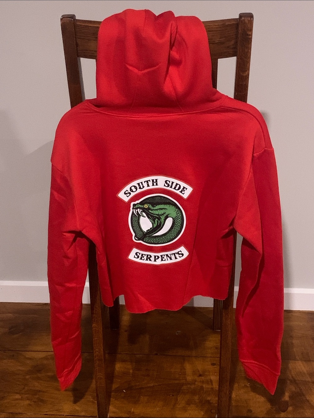 Riverdale South Side Serpents Red Hoodie Sweater
